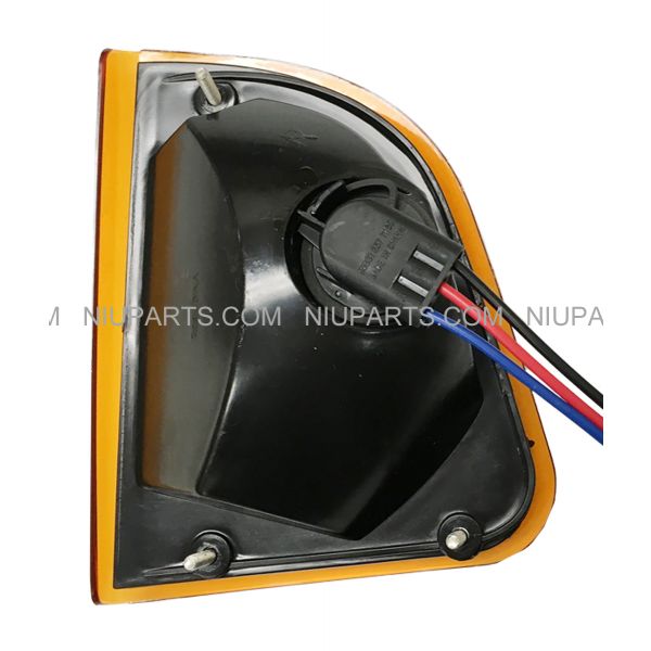 Headlight Reflector High/Low Beam LED with Chrome Bezel and Turn Signal  Corner Lamp - Driver & Passenger Side (Fit: Kenworth T300 T330 Truck)