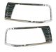 Headlamp Bezel Chrome 16-07213 with Minor Defect- Driver & Passenger Side (Fit: Peterbilt 377 Truck)