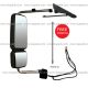 Door Mirror Power Heated with Arm Assembly Black - Driver Side (Fit: International 4300 4400 7400 7600 8500 8600 Truck)