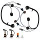 2 Sets - Wire Harness with LED Bulbs for High & Low Beam Headlight, Corner Lamp, Marker Light with Bulb (Fit: 2004-2015 Volvo VNL VN VNM Headlight )