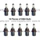 10 Pieces Pack - 9004  Halogen Bulb Light - 65/45W White