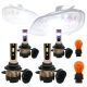 6 Pieces LED Bulb Kit-9005 9006 3157-NED-59-001L4H2 (Fit: 1999-2022 Freightliner M2 106 112 Headlight  LH and RH )