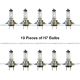 10 Pieces Pack - H7 Halogen Bulb Light - 55W White