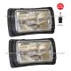 Headlight - One Pair - Driver and Passenger Side (Fit: 1991-2004 Mack RD 600, 688, 690S and 1991-2017 CH 613, 600 SFA Trucks)