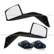 Hood Mirror Black with Moutning Kits - Driver & Passenger Side ( Fits: 2004 - 2017 Volvo VNL VNM 2013 - 2017 Volvo VNX )