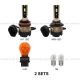 10 Pieces LED Bulb Kit-9005 H11 3157 194-KWA004L4H6 (Fit: Kenworth T660 T600 T370 T270 T170 T470 T440 T700 Headlight)