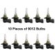 10 Pieces Pack - 9012 Basic Halogen Bulb Light - 55W Daylight