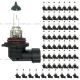 60 Pieces Pack - 9006 Halogen Bulb White Light （Fit: Car Bus Truck Tractor Loader RTV UTV ) 