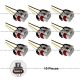10 Pieces - 3 Wire Plug 3 Pin Female High & Low Beam Connector (Fit: Freightliner Columbia 2005-2015 and Freightliner M2 106 112 Business Class Headlight)