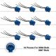 10pcs 3 Wire 3 Pin Female Universal High & Low Beam Headlight for 9004  9007 Bulb Connector Pigtail Plug