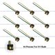 10pcs 2 Wire 2 Pin Female Universal Headlight for H1 Bulb Connector Pigtail Plug