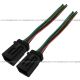 2 pcs 8 Wire Plug 8 Pin Female Heated Connetor for Kenworth 680 880 Door Peterbilt 579 567 Door Mirror and Various Other Vehicles