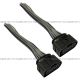 2 pcs Wire Plug 10pin Female High & Low Beam Mark & Corner Lamp Connector (Fit: Kenworth T680 T660 T600 T370 T270 T170 T470 T440 T700 and Freightliner Cascadia  and Peterbilt 579 Headlight)