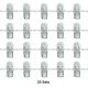 20 Pieces Pack - 194 Clear/White Bulb