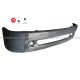 7 Pieces Combo - Central Bumper with Fog Light and Side Bumper End with Support Bracket - Driver and Passenger Side (Fit: Freightliner Columbia 1997-2014 Truck)
