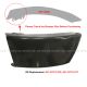 Metal Bumper End Dark Gray  - Driver Side (Fit: 2008-2021 Freightliner M2 106 112 Bussiness Class)