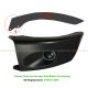 Plastic Bumper End Dark Grey With Minor Defect- Driver Side (Fit: 2002-2016 Freightliner M2 106 112 Business Class)
