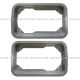 2 Pieces - Headlight Bezel Frame Plastic ( Fit: 1966-1989 Mack R RD RM Models )