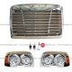 Grille Chrome and Headlight Chrome - Driver and Passenger Side ( Fit: Freightliner Century 2005 and newer Truck)