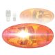 Front Turn Signal Light Amber Lens with LED Bulbs - Driver & Passenger Side (Fits: 1997 - 2011 Kenworth T2000 )