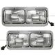 Headlight - Driver & Passenger Side (Fit: Kenworth T400 T600 T800 W900B W900L Classic 120/132. Peterbilt 378 379. Western Star 4900, Freightliner FLD Classic XL) 