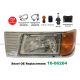 Headlight with Adjusters, Corner Lamp and Chrome Bezel 16-06264 - Driver Side (Fit: Peterbilt 377 Trucks)