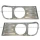 Headlight Bezel Chrome - Driver & Passenger Side (Fit: Mack Granite CV713 Truck Headlight)