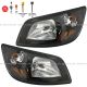 Headlight Black- Driver and Passenger Side (Fit: Hino 258ALP 268 268A 338CT 2006-2014 )