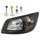 Headlight Black- Driver Side (Fit: Hino 258ALP 268 268A 338CT 2006-2014 )