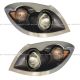 Headlight Chrome with Corner Lamp - Driver and Passenger Side (Fit: 2008 - 2017 International WorkStar 7300, 7400, 7500, 7600.)