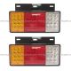 LED Tail Lamp Amber/Red/Clear - Driver & Passenger Side (Fit: Isuzu NRR, FRR, NPR, NQR NRR )