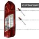 Tail Light - Passenger Side (Fit: 2015-2017 Ford Transit 150 250 350)