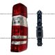 Tail Light with Bulb Holder Circuit Board - Passenger Side (Fit: 2007-2017 MB Sprinter, Dodge Sprinter, Freightliner Sprinter)