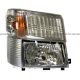 3 Pieces - Headlight with Corner Reflector and Turn Signal Indicator Lamp - Passenger Side (Fit:  2012-2022 Mitsubishi Fuso Canter FE85D FE140 FE145 FE160 FE180 FG4X4)