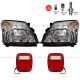 Headlight with LED Bulbs Cold White Plus LED Tail light - Driver & Passenger Side (Fit: 2012 - 2019 Hino 155 165 195 )
