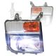 Headlight Assembly With LED Bulbs - Driver & senger Side (Fit: 2008-2011 Mitsubishi FUSO FM and FK Series ) 