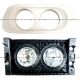 Dual Bulb Fog Lamp With Plastic Mounting Frame and Ivory Plastic Bezel - Driver Side (Fit: Kenworth K270 (2013-2015), K370 (2013-2014))