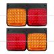 LED Tail Lamp Amber/Red - Driver & Passenger Side  (Fit: Nissan UD 1800, UD 2000, UD 2300, UD 2600, UD 3300 Trucks)