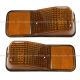 Side Signal Markert Amber - Driver and Passenger Side (Fit: Nissan UD 1400, 1800, 2000, 2300, 2600, 3300)