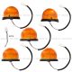 5pcs Roof Top Marker Light Amber with Bulb ( Fit: 2008-2017 Isuzu NRR and NPR , 2008-2010 GMC W4000 W4500 Trucks )