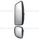 One Set - Rear View Main Mirror Flat And Wide Angle Mirror Convex Black (2003-2023 Freightliner 108SD 114SD M2 100 106 112 Bussiness Class)