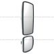 One Set - Rear View Main Mirror Flat And Wide Angle Mirror Convex Chrome (Fit: 2003-2023 Freightliner 108SD 114SD M2 100 106 112 Bussiness Class)