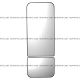 2 Piece - Main And Convex Mirror - Passenger Side (Fit: Kenworth T370, T470, T600, T660, T700, T2000; Peterbilt 335, 337, 377, 385, 386, 387, 389, 479, 587)