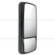 Door Mirror Power Heated Matte Black Cover - Driver Side ( Fit: 2004 - 2023 Volvo VNL 2004 - 2017 Volvo VNM 2018 - 2023 Volvo VNR 2013 - 2023 Volvo VNX )