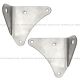 2 Pcs Stainless Mounting Angle for Upper Support Arm Joint - Driver & Passenger Side (Fit: 88-22 Kenworth T800 82-21 Kenworth W900B/L 05-07 Kenworth T300 08-21 Kenworth T170 270 370 Truck Door Mirror )