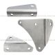 3 Pcs Stainless Mounting Angle Kit - Driver Side it: 88-22 Kenworth T800 82-21 Kenworth W900B/L 05-07 Kenworth T300 08-21 Kenworth T170 270 370 Truck Door Mirror )