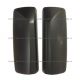 Volvo VNL Door Mirror Cover Matte Black with Curved Back - Driver & Passenger Side