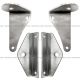 Door Mirror Mounting Angles For Bracket & Support Arms Stainless - Driver and Passenger Side (Fits: 2005 and onward Peterbilt 335 340 357 382 385 386 325 330 348 388 389 365 367 Truck)