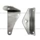 Door Mirror Mounting Angles For Bracket & Support Arms Stainless - Driver Side (Fits: 2005 and onward Peterbilt 335 340 357 382 385 386 325 330 348 388 389 365 367 Truck)