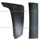 Top and Bottom Cabin Fairing Set Plastic Black - Driver Side (Fit: Volvo VNL 2004 - 2017)